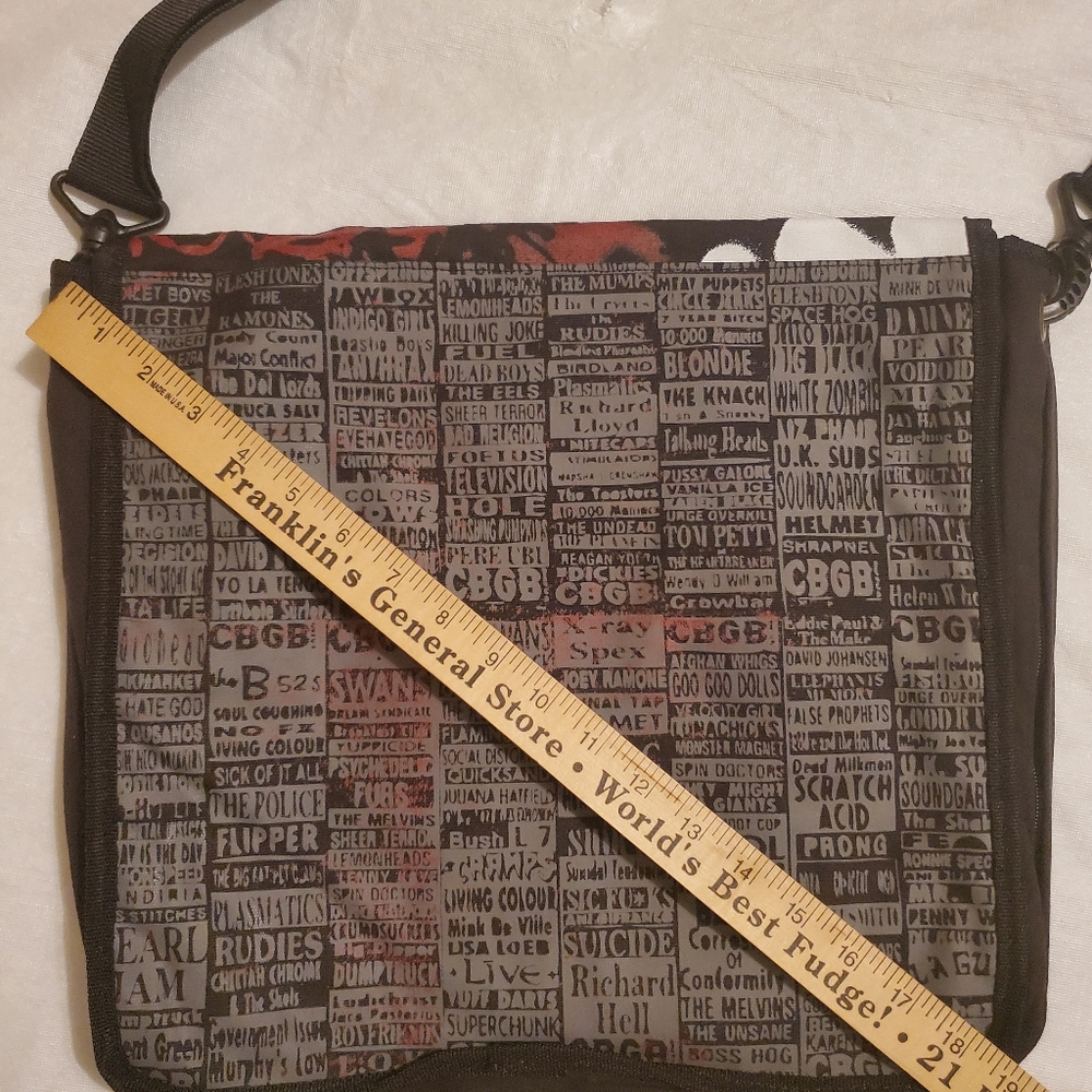 CBGB - Punk Rock Club Messenger Bag. Unisex. - Picture 6 of 8